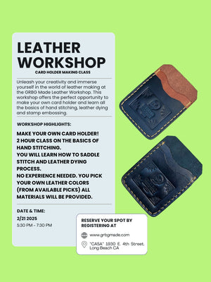 2/21/25 Card Holder workshop